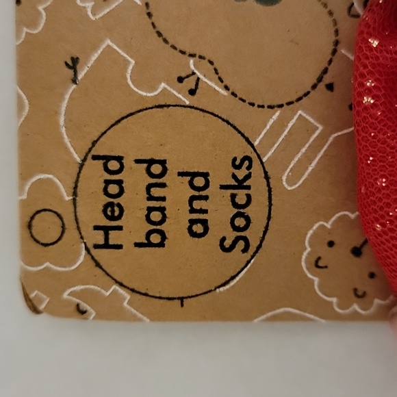 Baby essentials holiday Christmas reindeer headband and socks - Picture 5 of 6